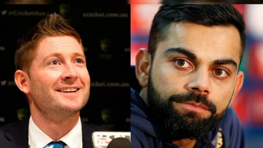 michael clarke and virat kohli michael clarke and virat kohli